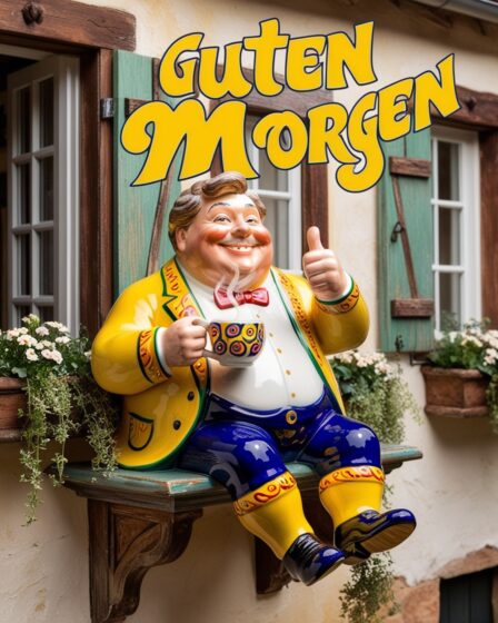 Witzig frech guten Morgen lustig
